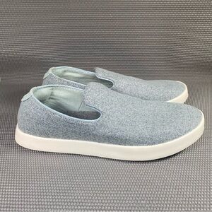 Allbirds Men’s Wool Loungers Slip-On Sneakers Size 11 Gray White